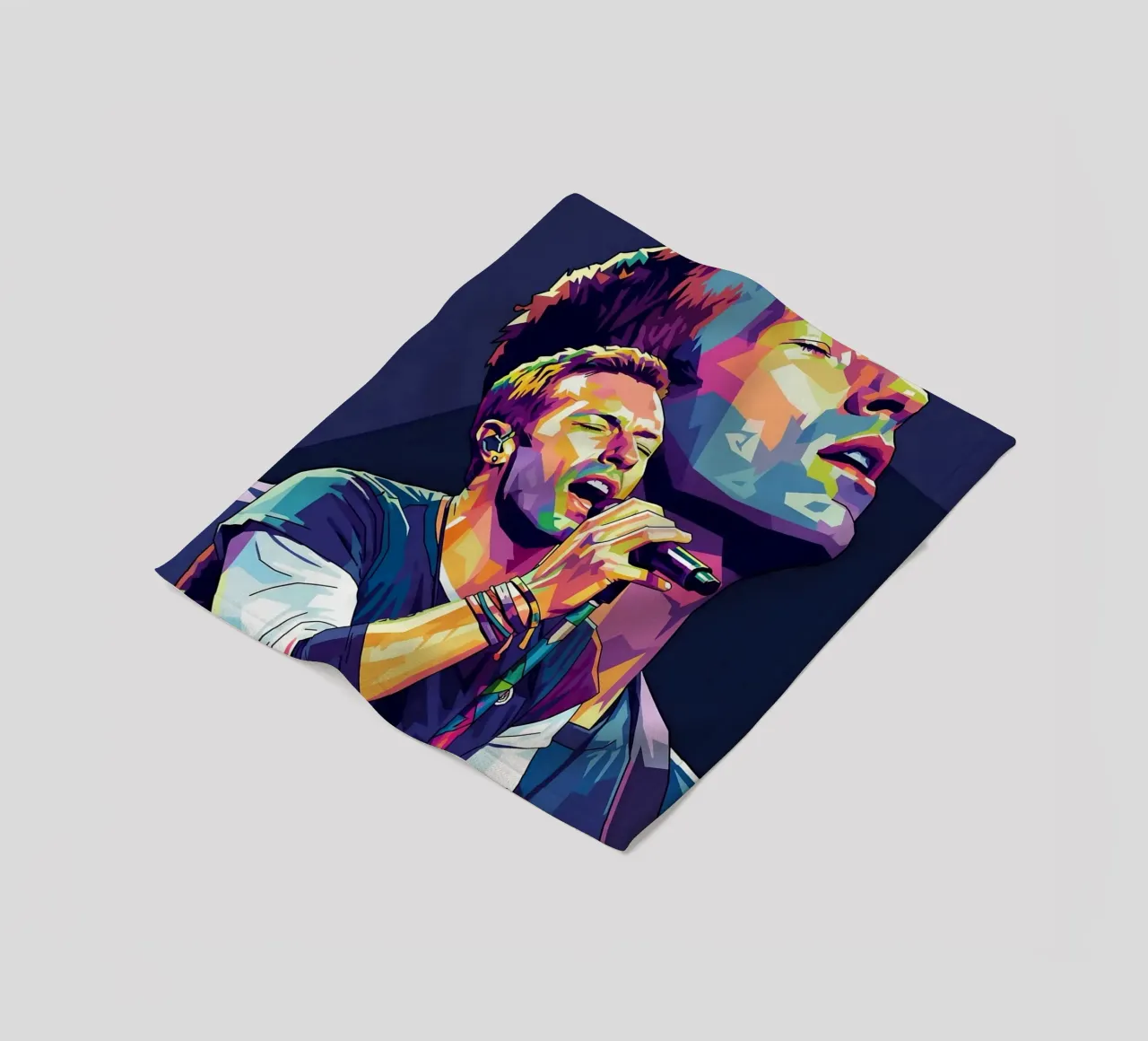 Chris Martin- Coldplay #2 coperta in pile da Hantamrata