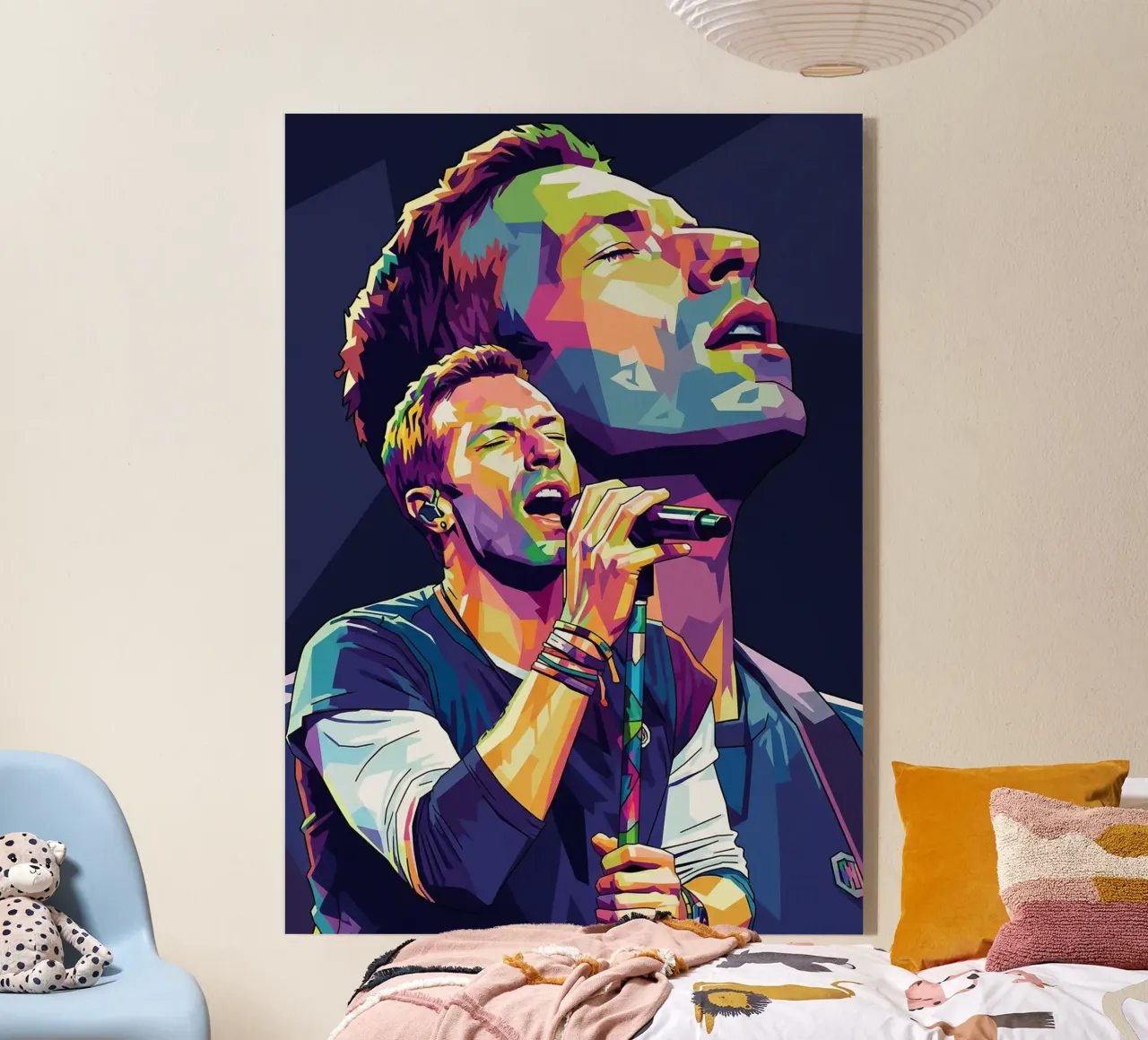 Chris Martin- Coldplay #2 plexiglass da Hantamrata