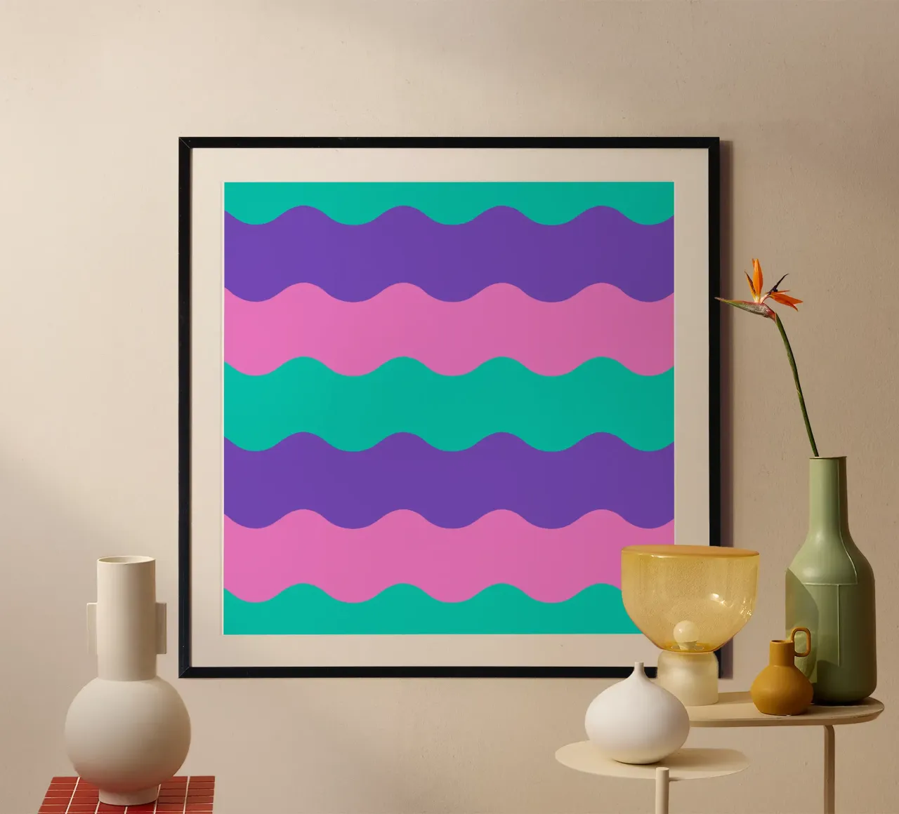 cluug poster con telaio in legno da fummelhummel