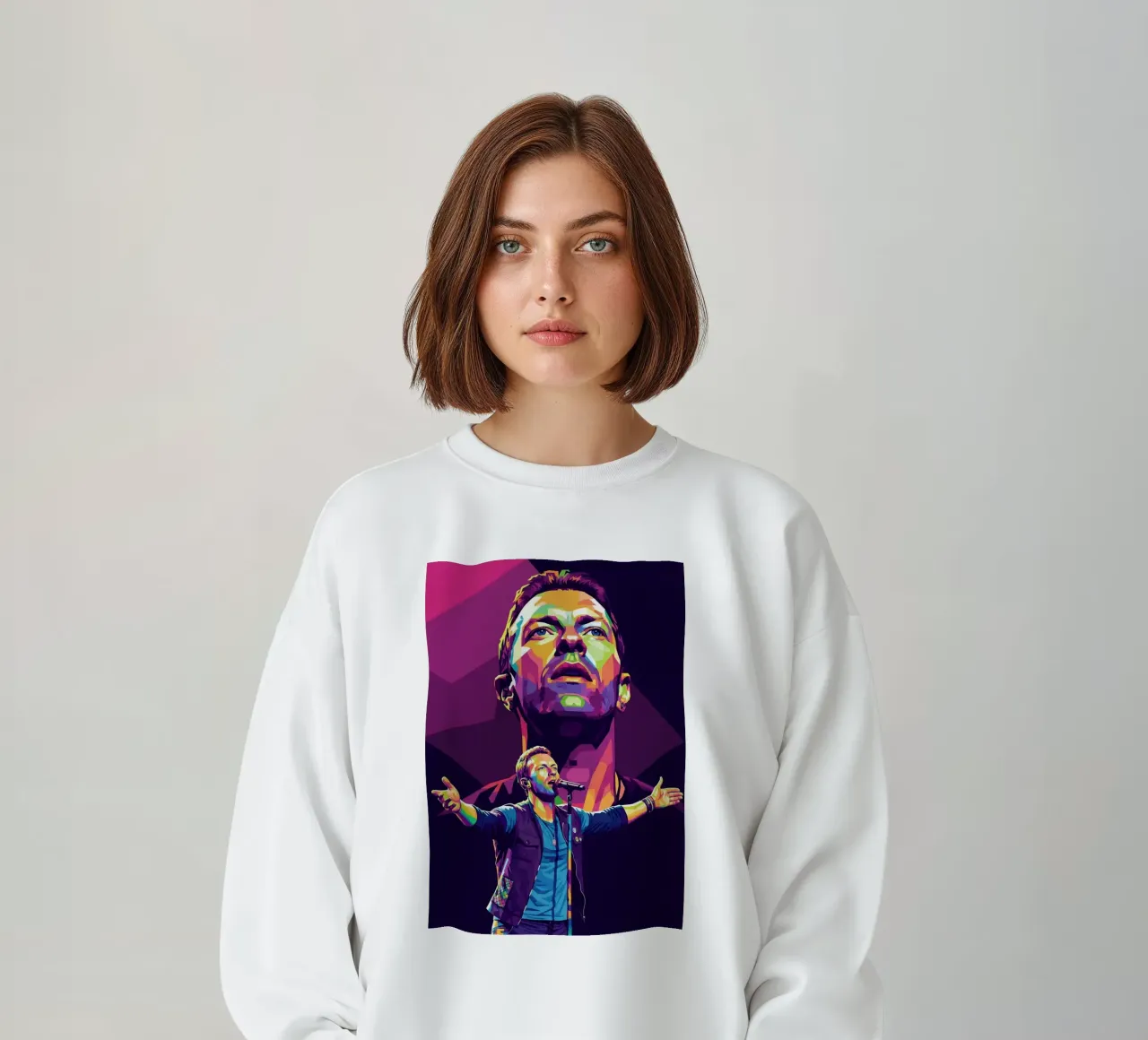 Chris Martin - Coldplay #3 felpa da Hantamrata