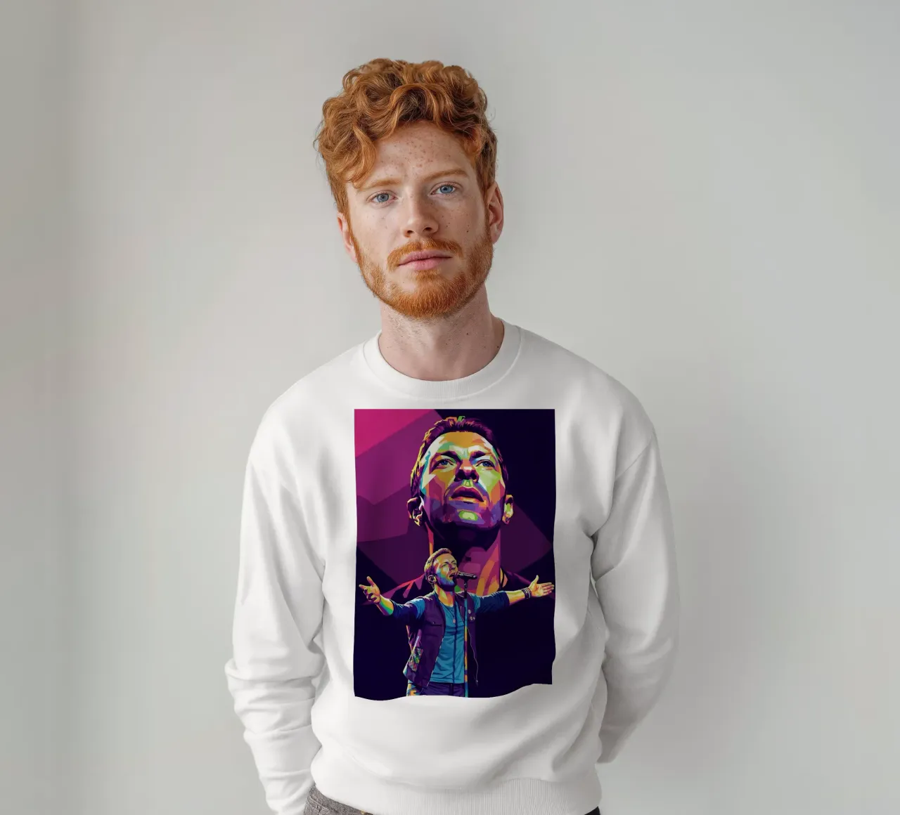 Chris Martin - Coldplay #3 felpa da Hantamrata