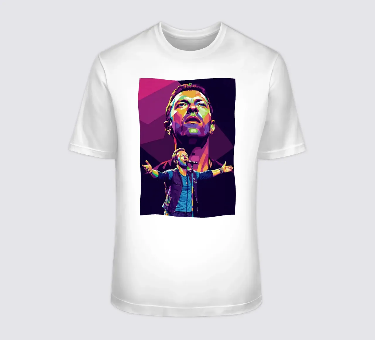 Chris Martin - Coldplay #3 t-shirt da Hantamrata