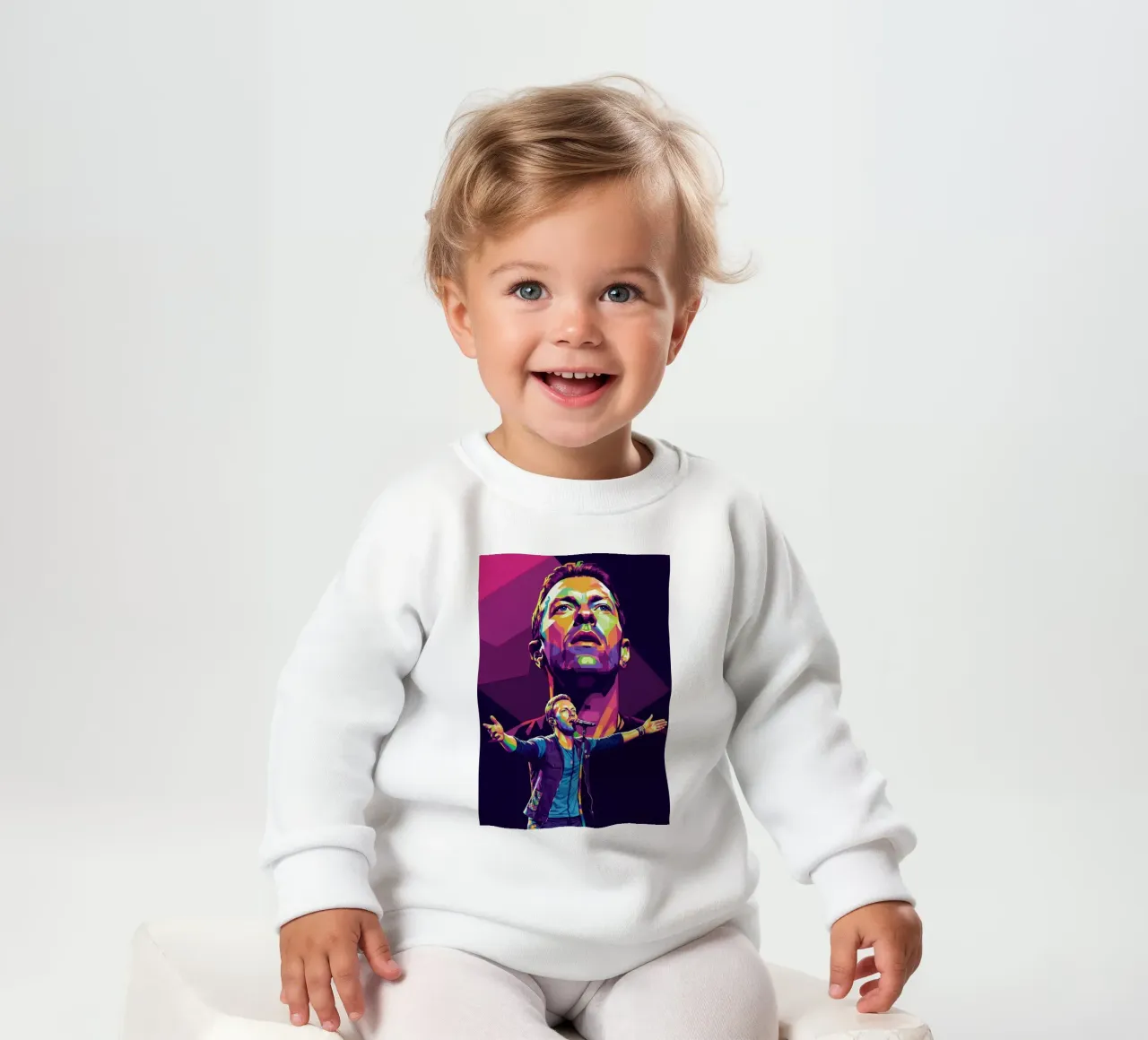 Chris Martin - Coldplay #3 felpa neonato da Hantamrata