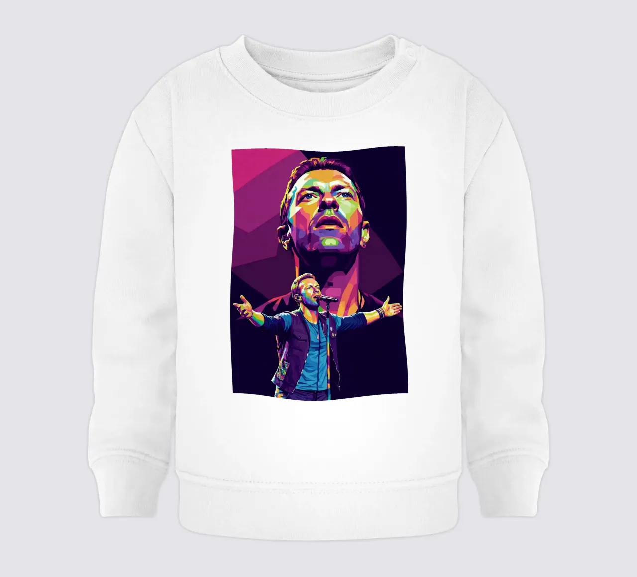 Chris Martin - Coldplay #3 felpa neonato da Hantamrata