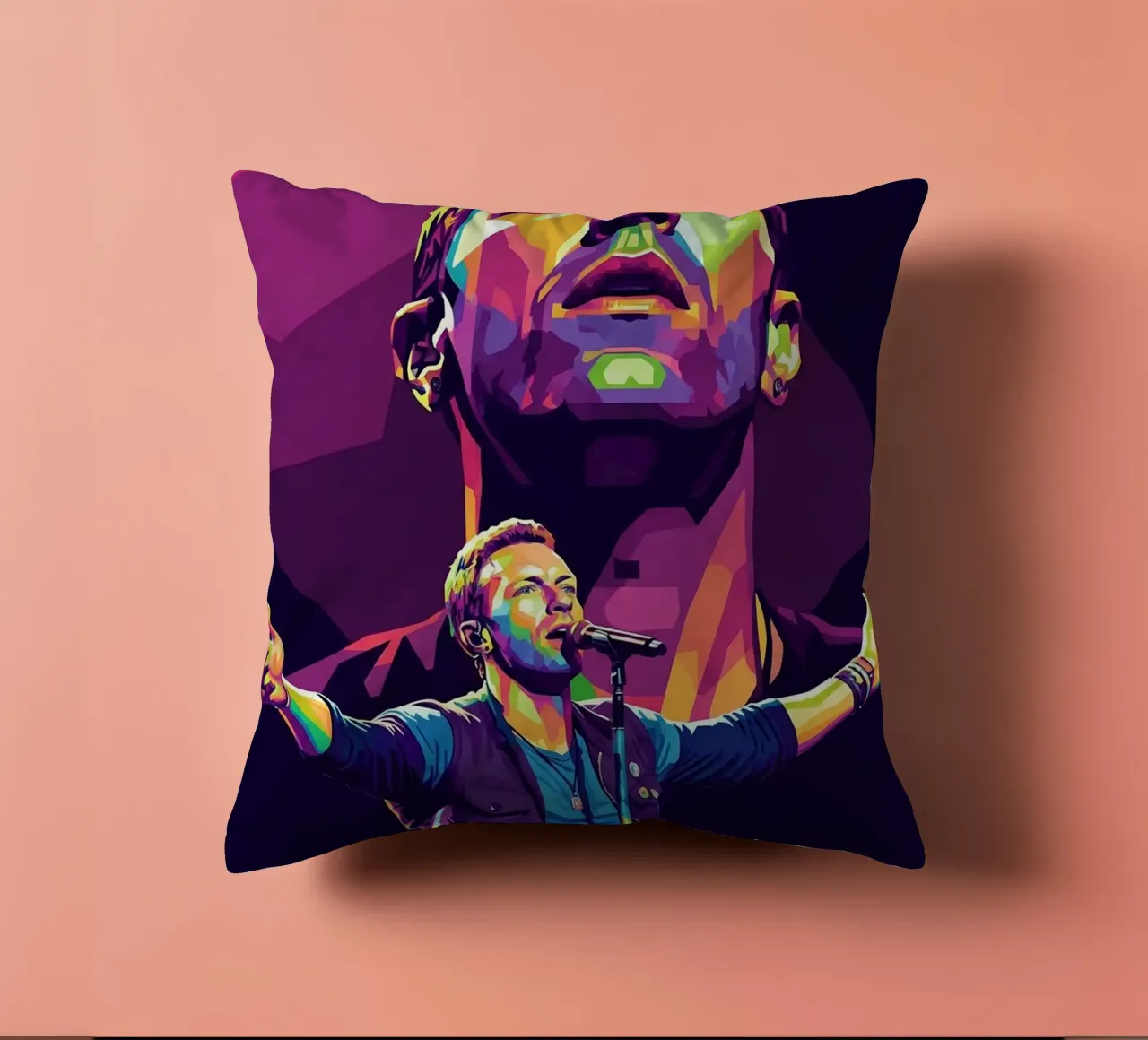 Chris Martin - Coldplay #3 cuscino da Hantamrata