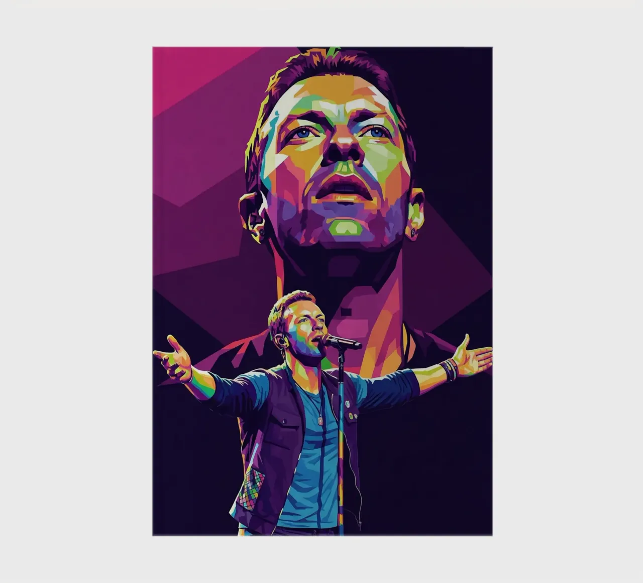 Chris Martin - Coldplay #3 notebook by Hantamrata