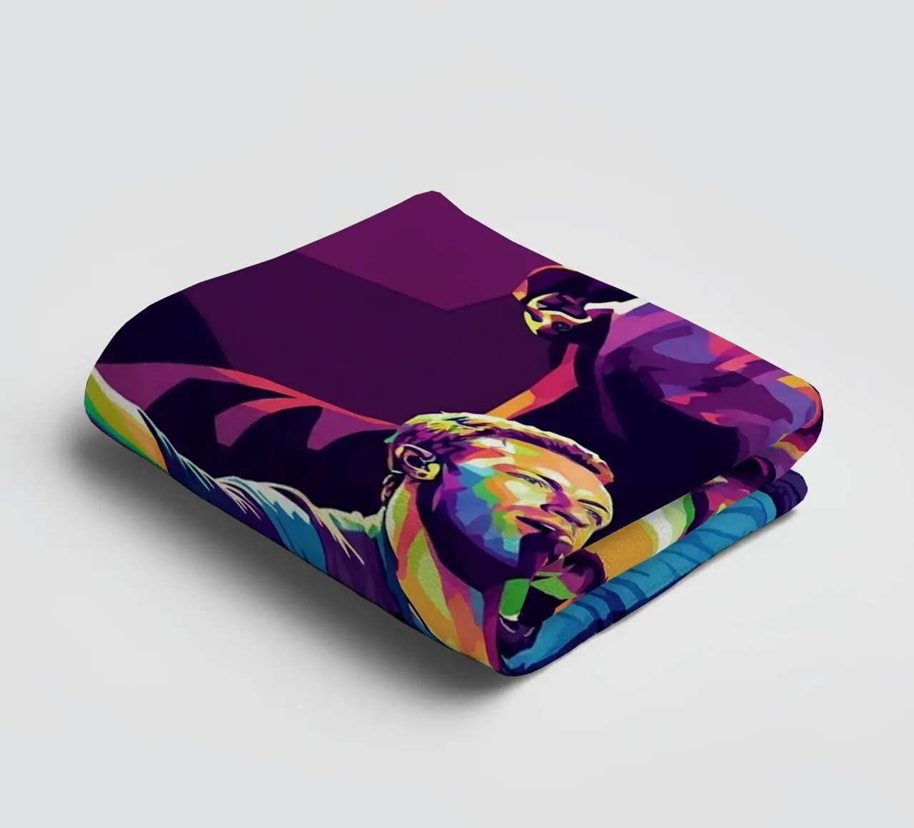 Chris Martin - Coldplay #3 towel by Hantamrata