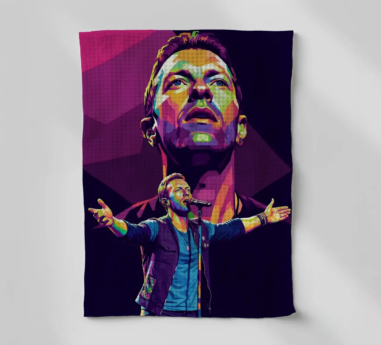 Chris Martin - Coldplay #3 canovaccio da cucina da Hantamrata