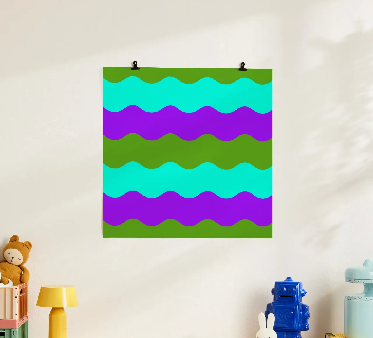 cluug poster con telaio in alluminio da fummelhummel