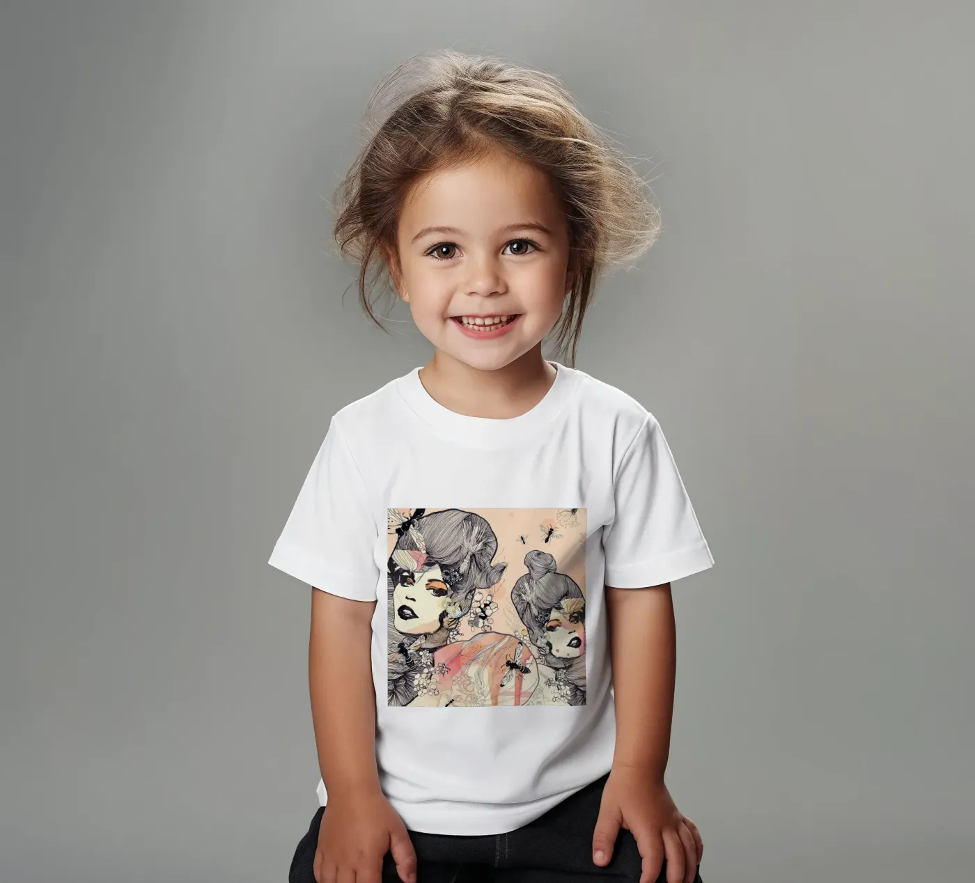 wasps t-shirt bambini da Giulio Iurissevich
