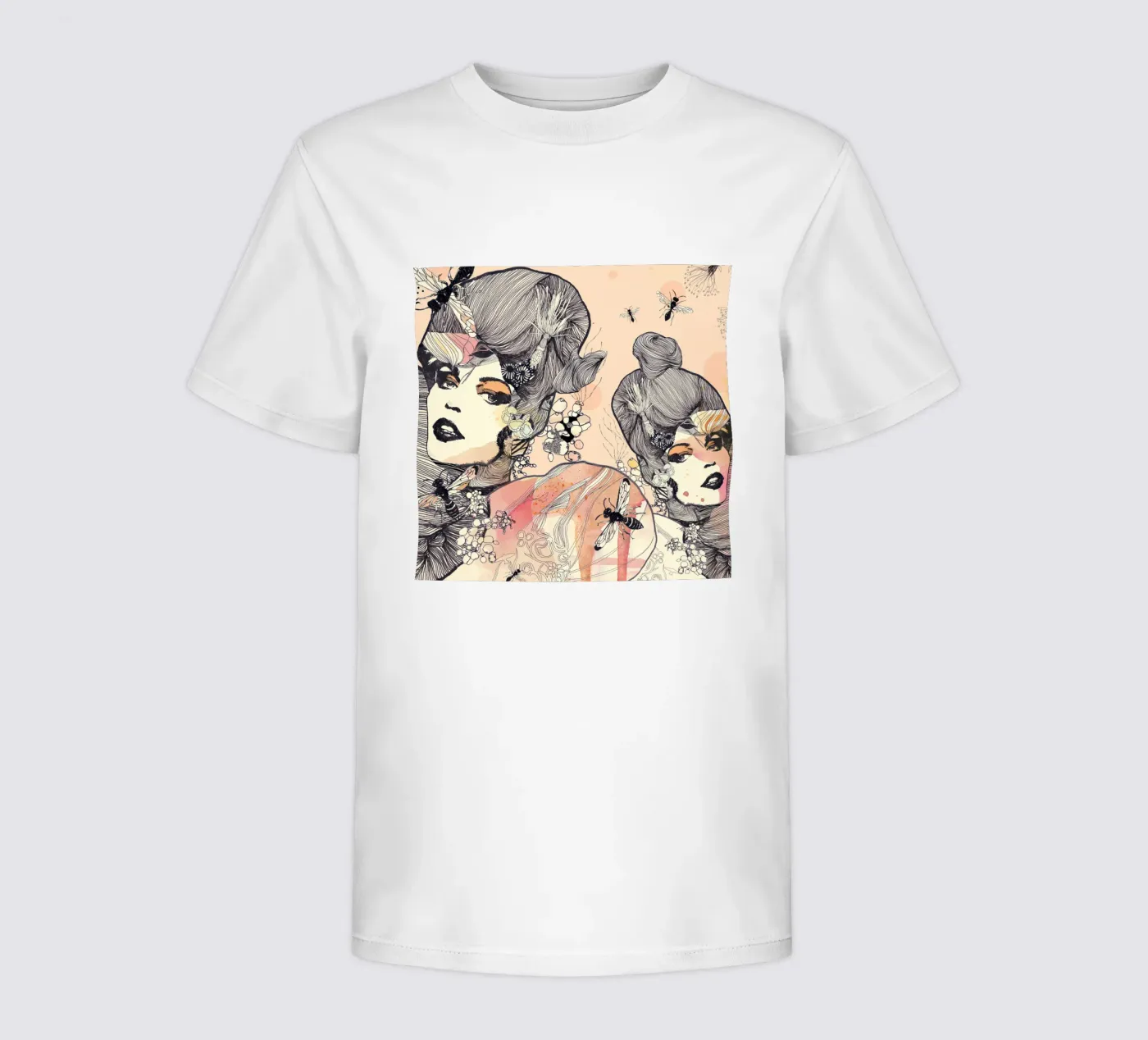 wasps t-shirt bambini da Giulio Iurissevich