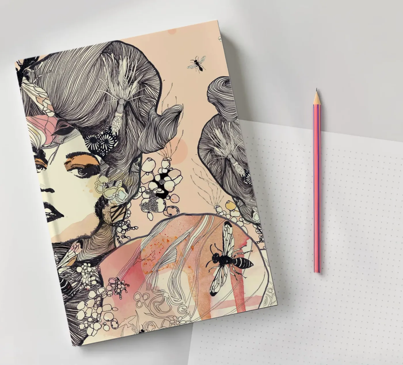 wasps notebook by Giulio Iurissevich