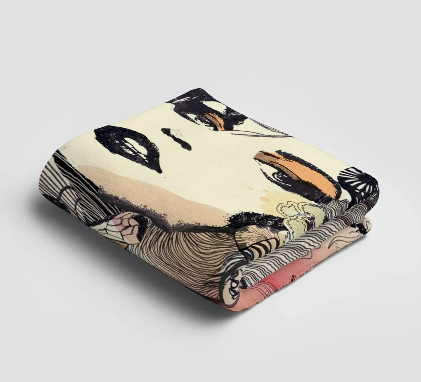 wasps badhanddoek van Giulio Iurissevich