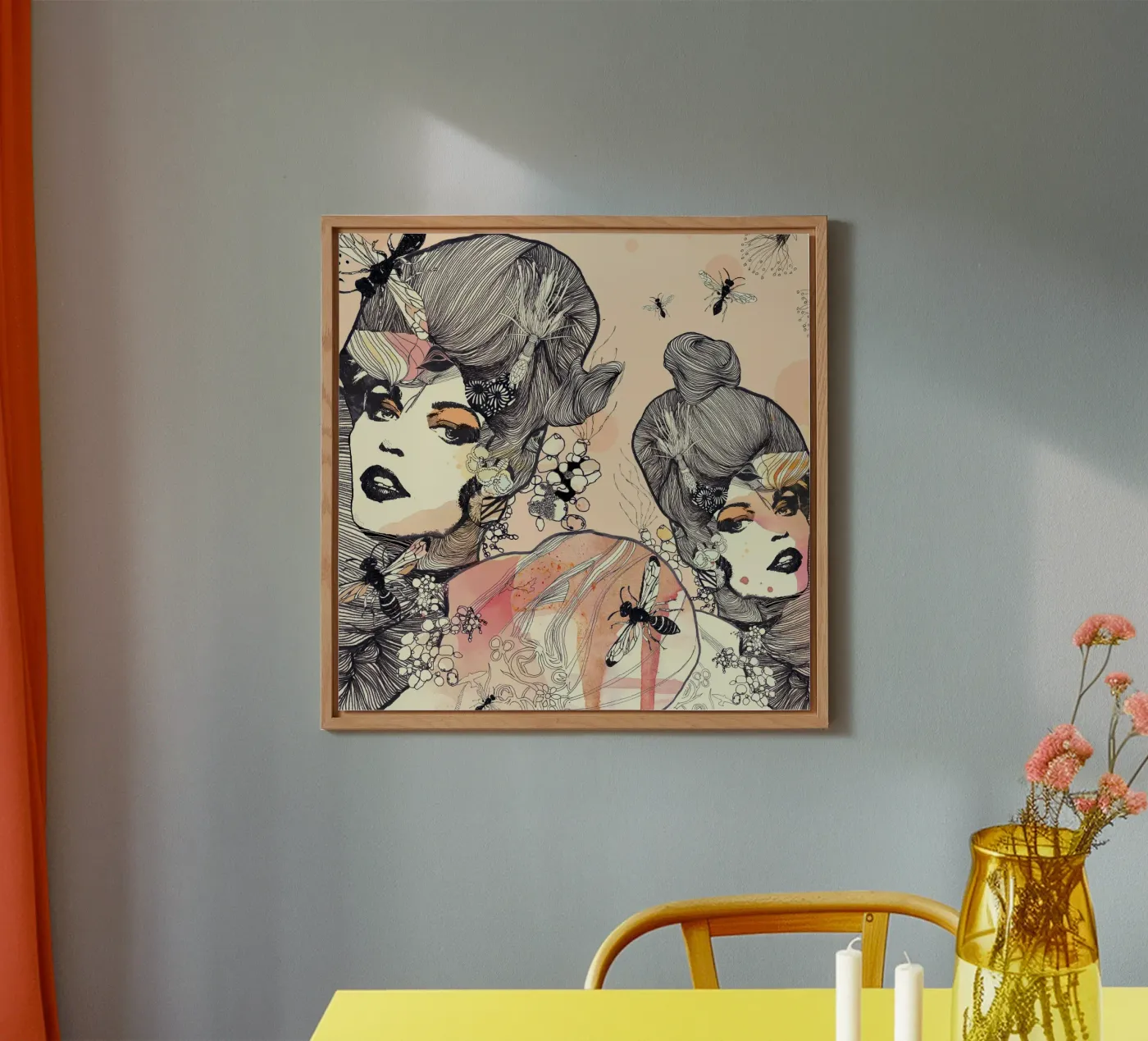 wasps forex plate by Giulio Iurissevich