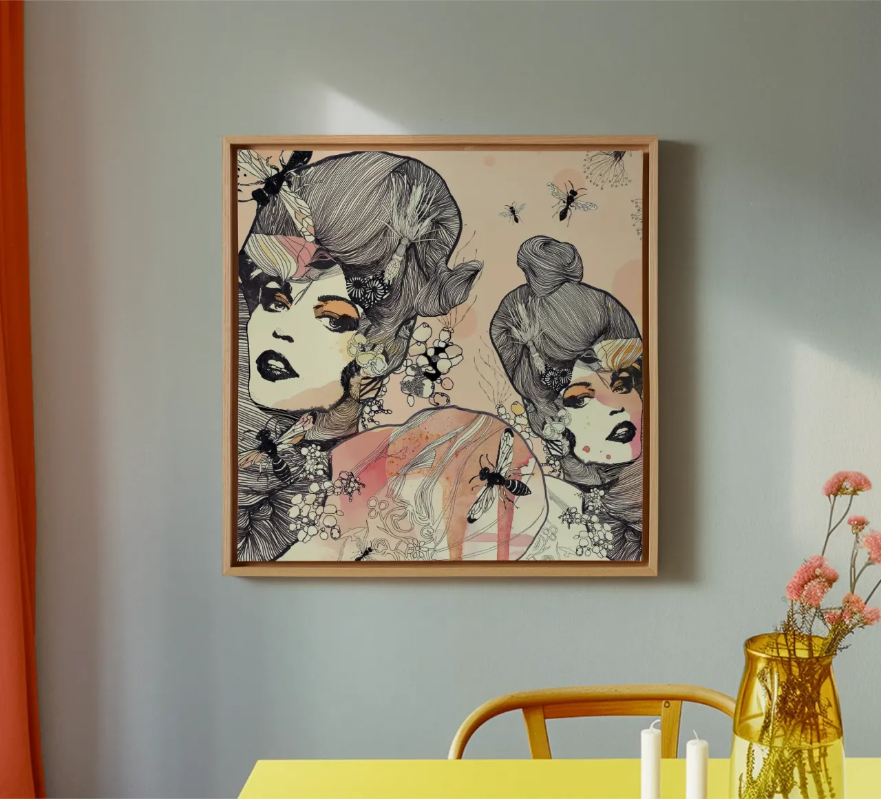 wasps tela da Giulio Iurissevich