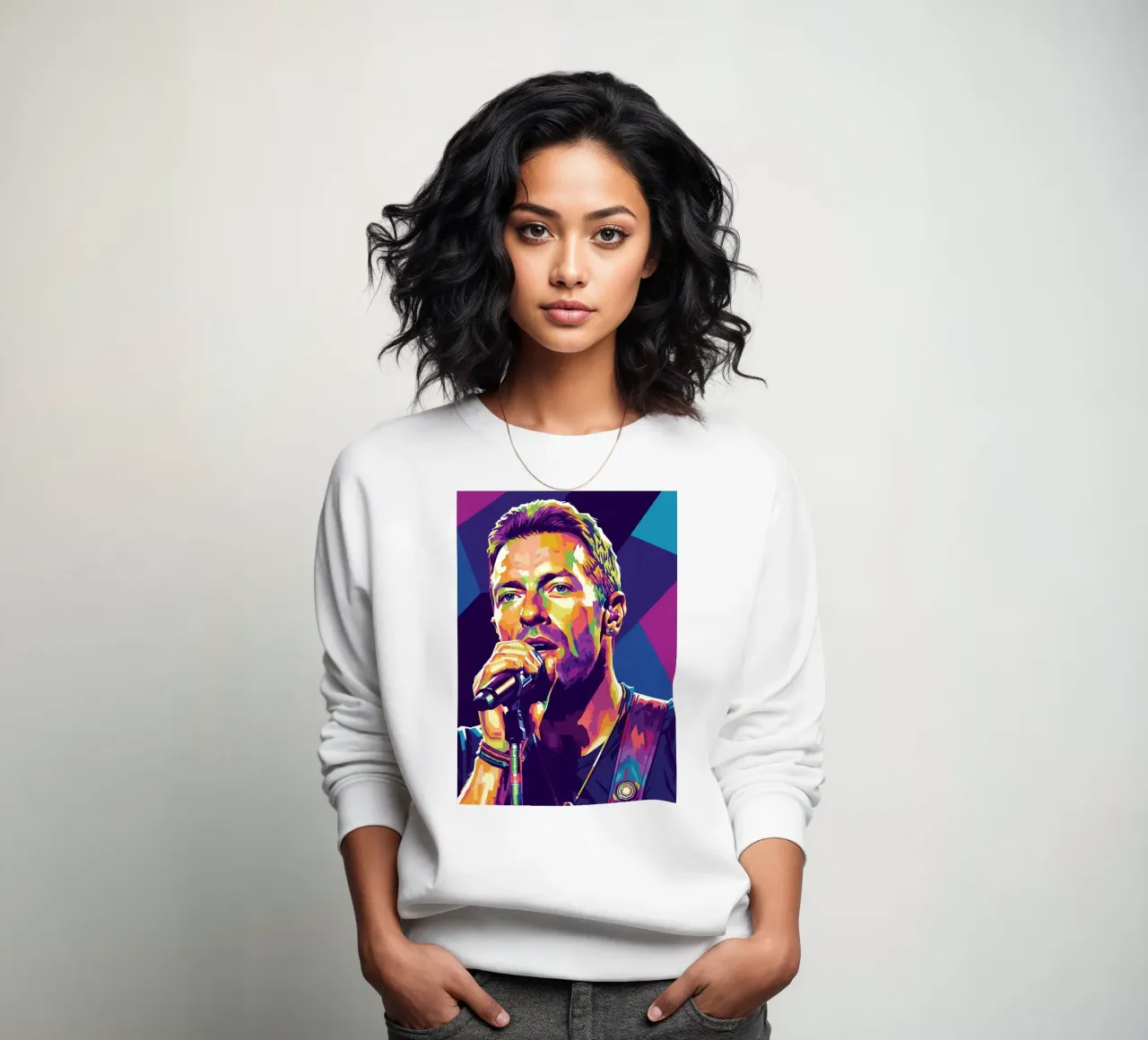 Chris Martin - Coldplay #4 felpa da Hantamrata