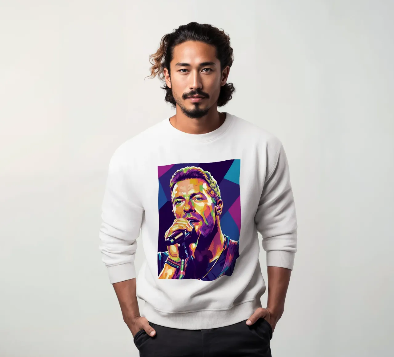 Chris Martin - Coldplay #4 felpa da Hantamrata