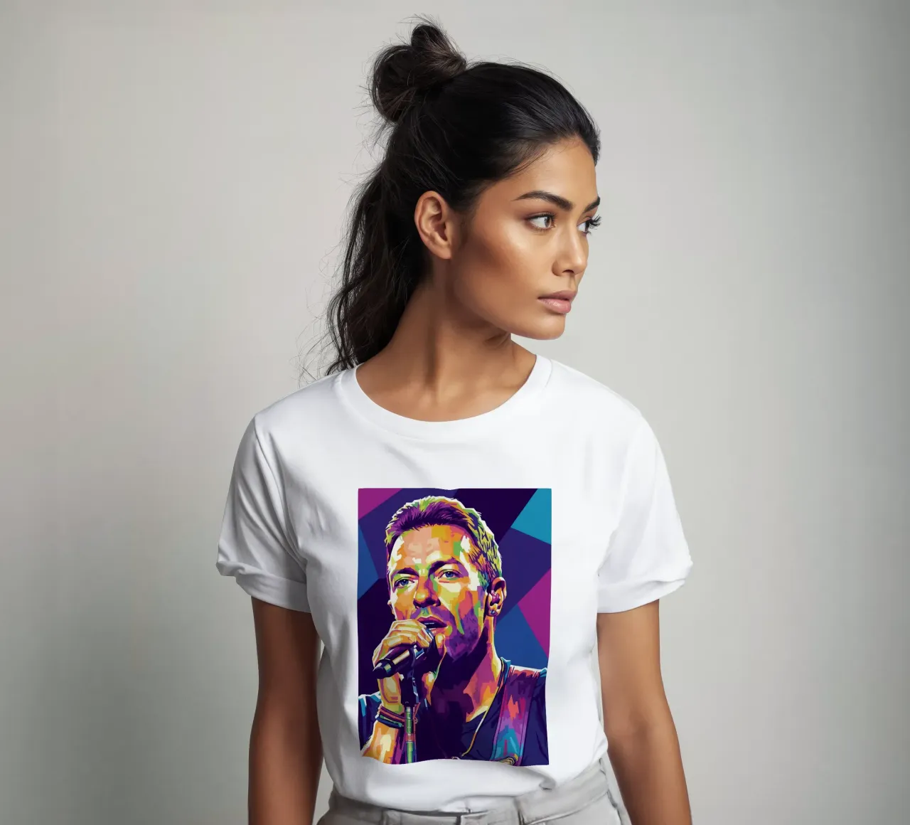 Chris Martin - Coldplay #4 t-shirt da Hantamrata