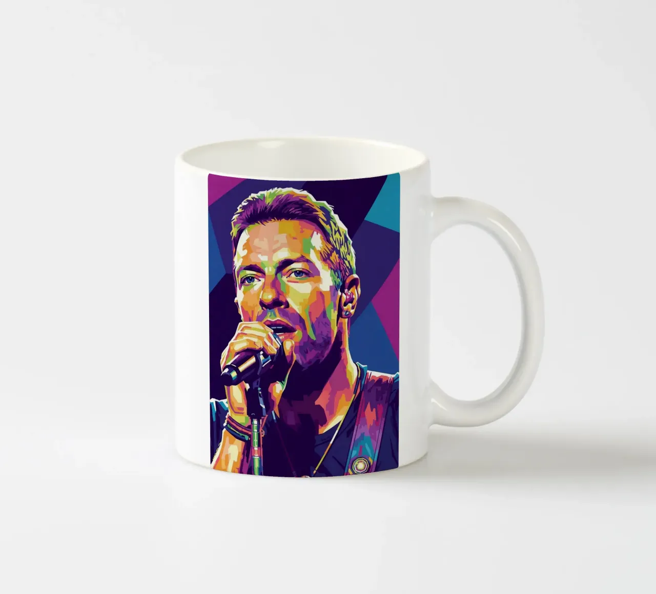 Chris Martin - Coldplay #4 tazza in ceramica da Hantamrata