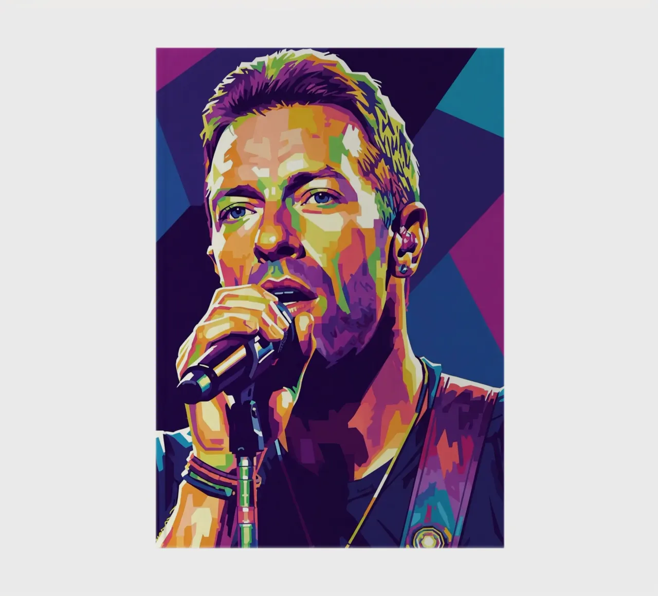 Chris Martin - Coldplay #4 notebook by Hantamrata