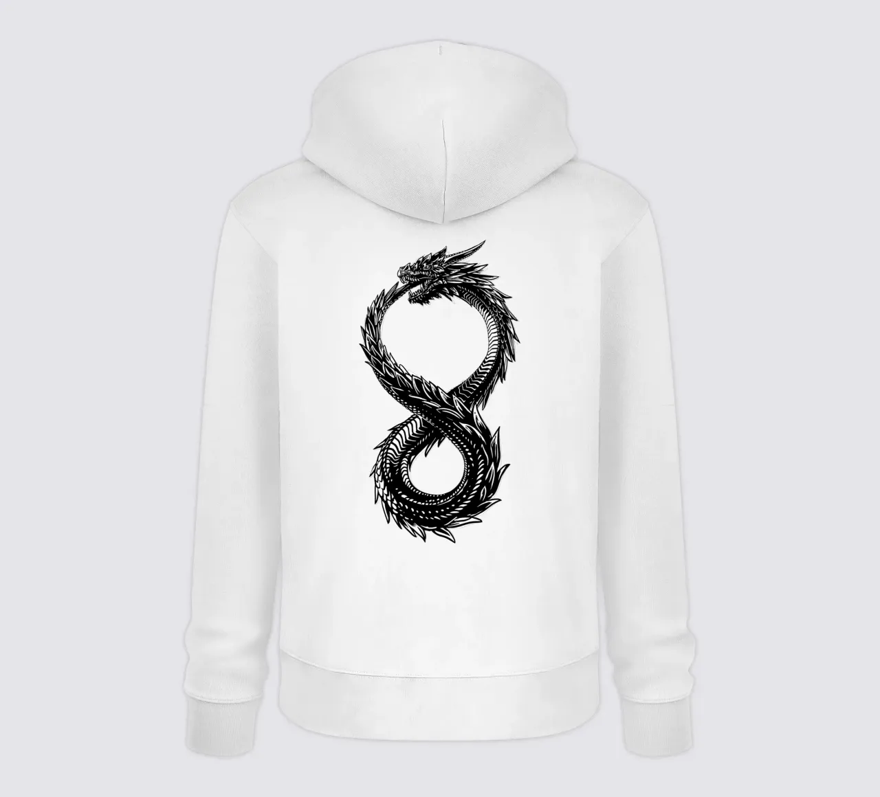 ouroboros felpa con cappuccio da 7115