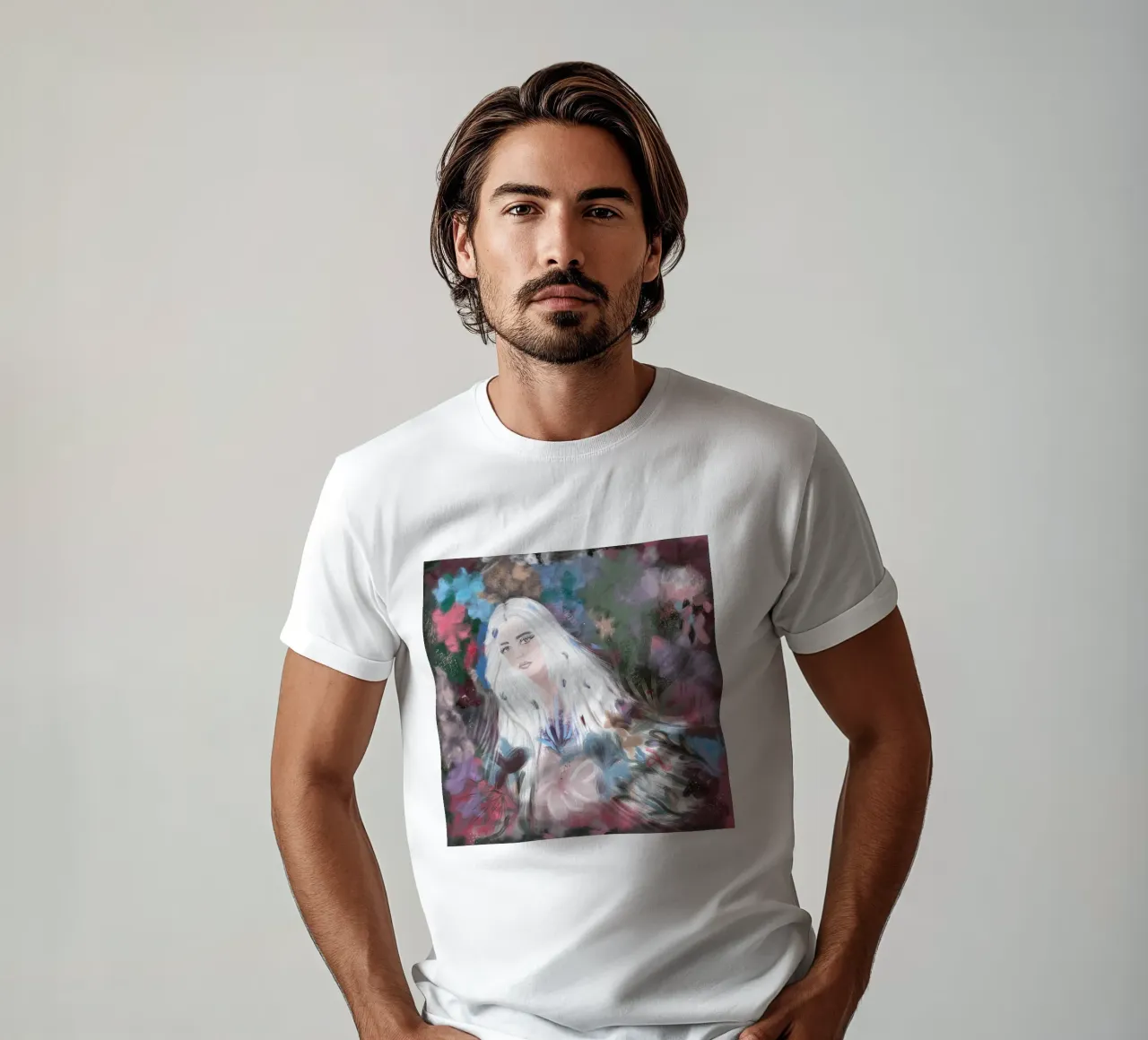 Ragazza in inverno t-shirt da gulsengunel
