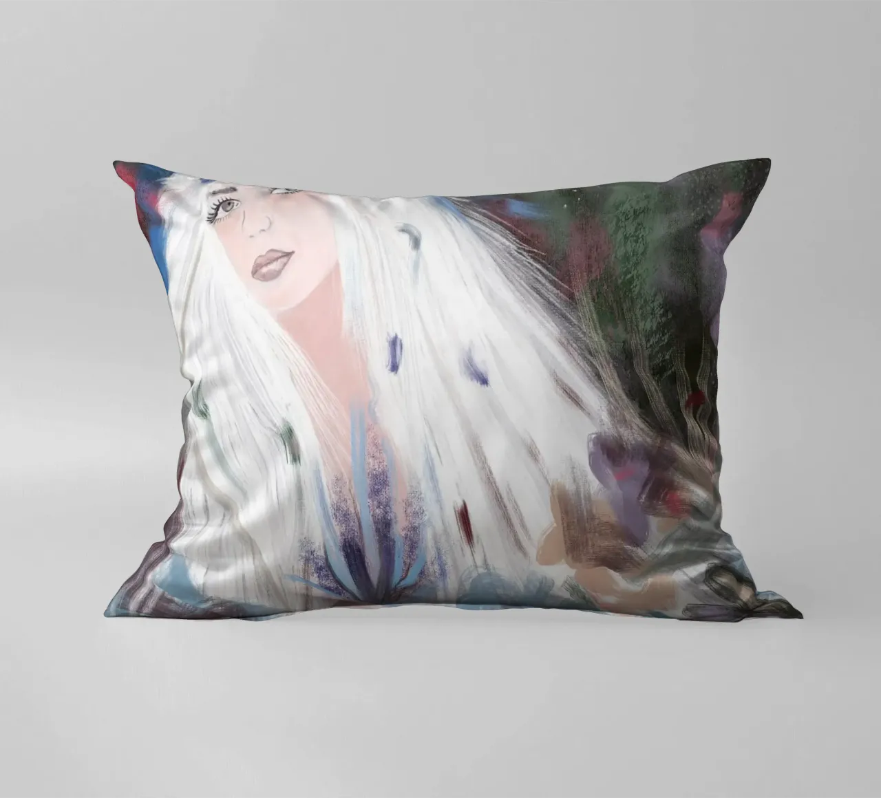 Ragazza in inverno cuscino da gulsengunel