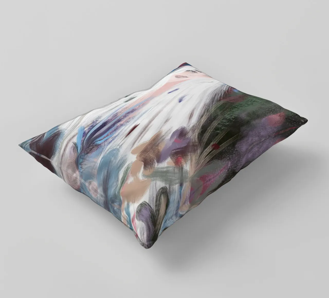 Ragazza in inverno cuscino da gulsengunel