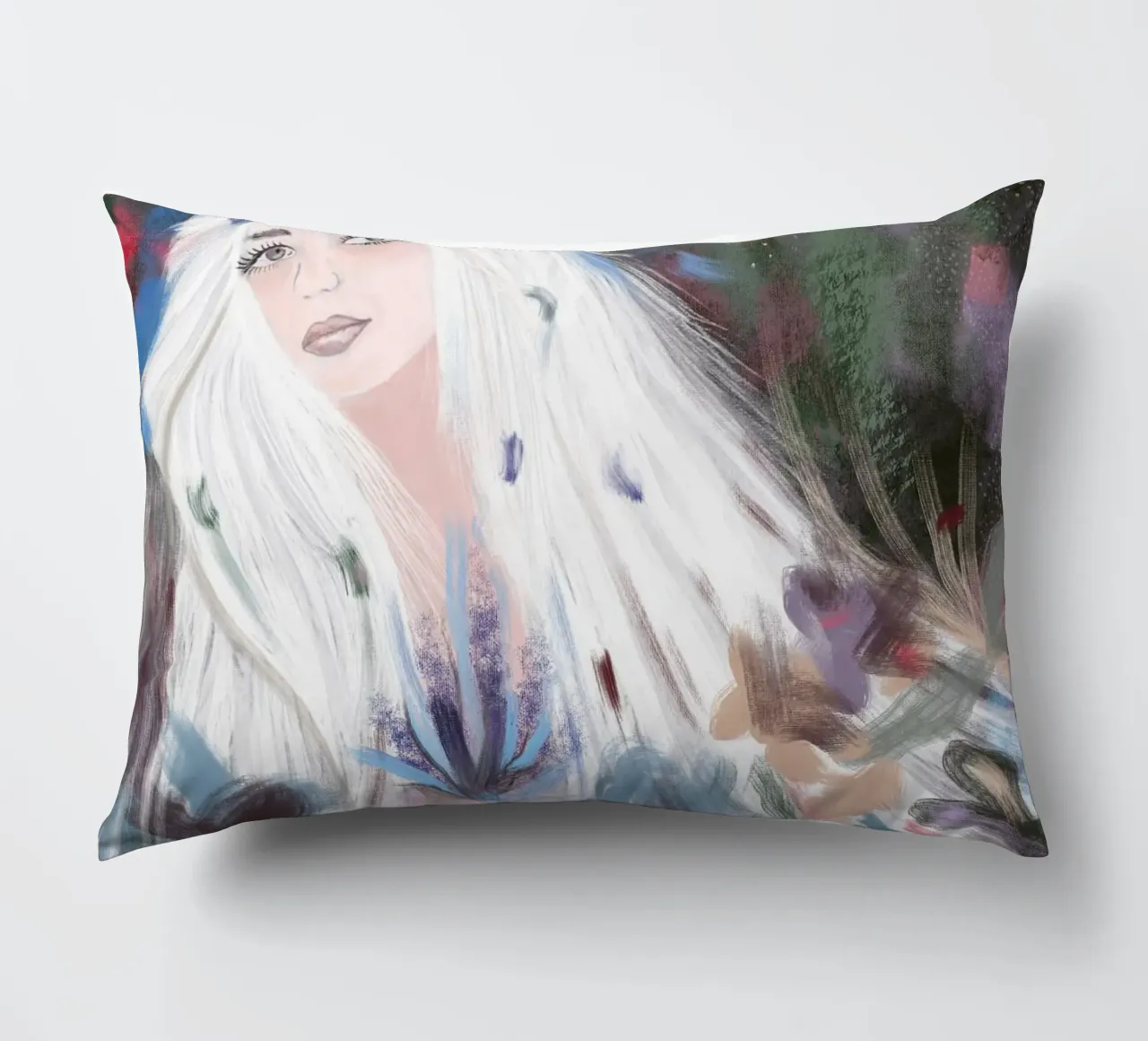 Ragazza in inverno cuscino da gulsengunel