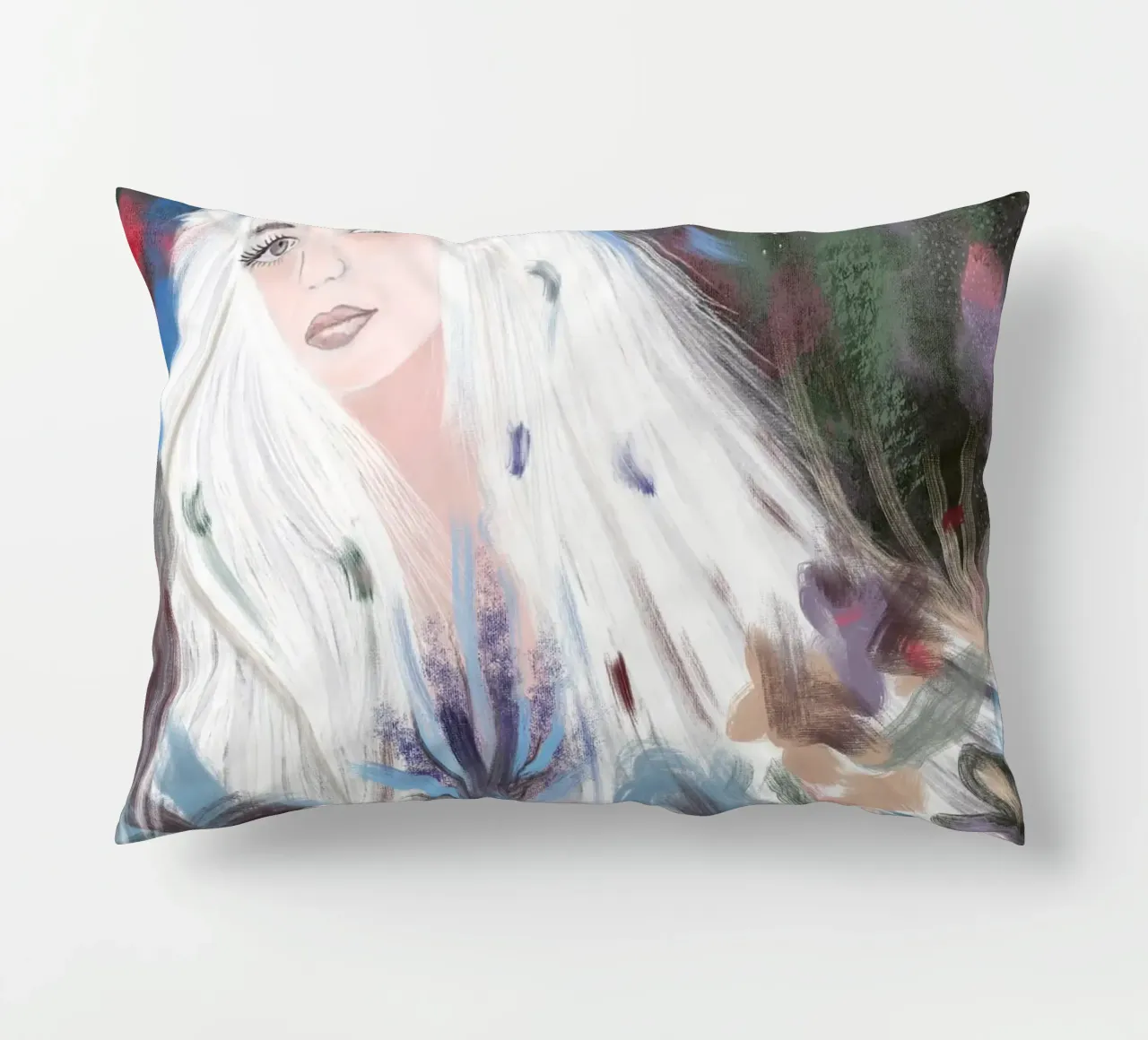 Ragazza in inverno cuscino da gulsengunel