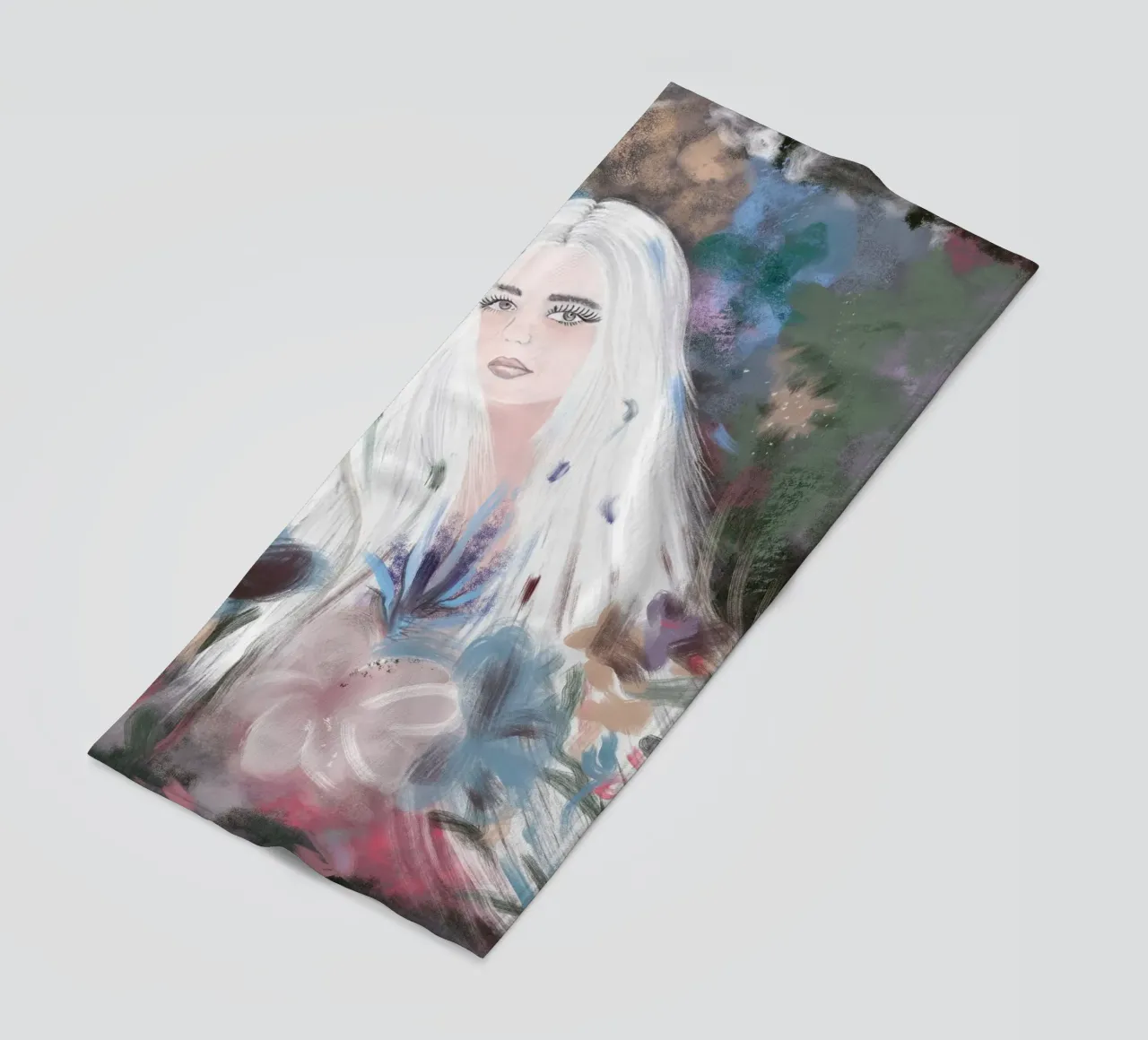 Ragazza in inverno telo mare da gulsengunel