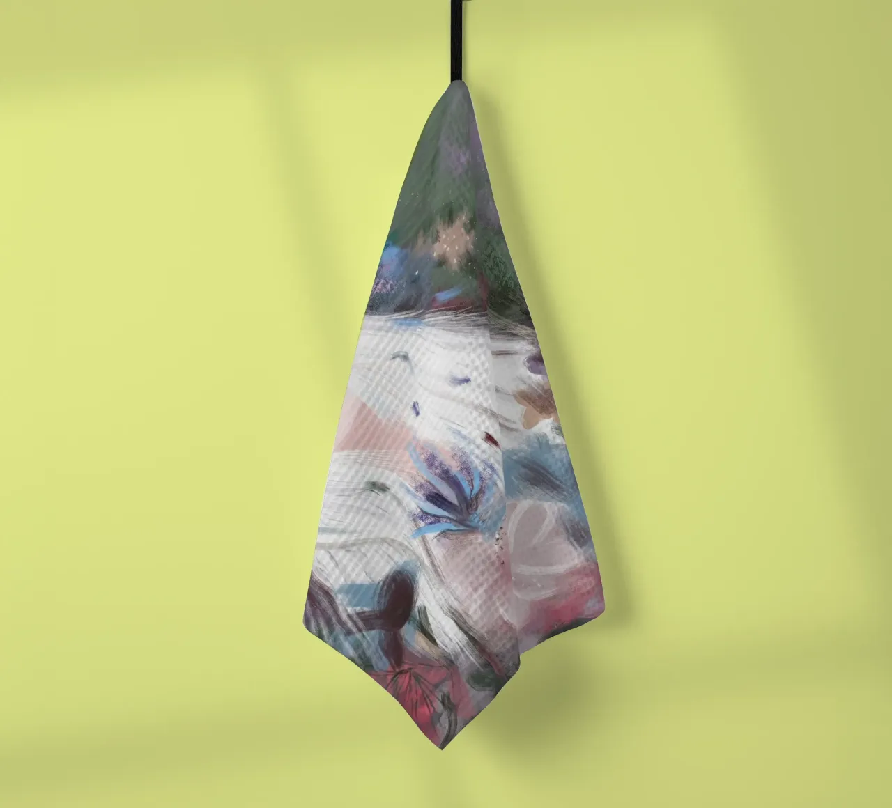 Ragazza in inverno canovaccio da cucina da gulsengunel