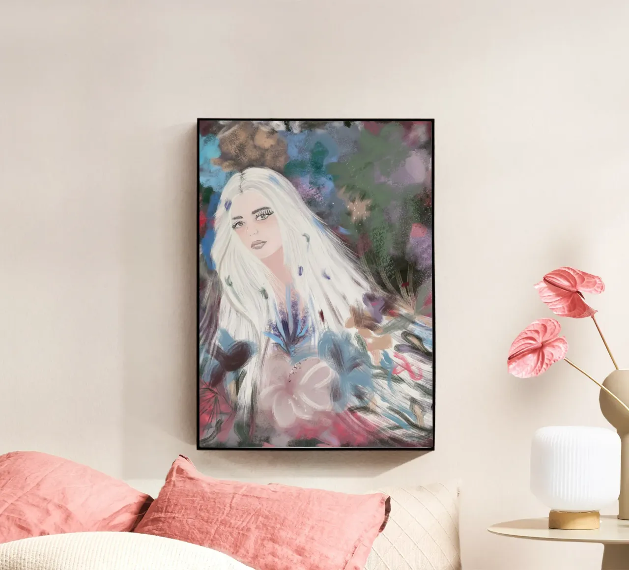 Ragazza in inverno plexiglass da gulsengunel