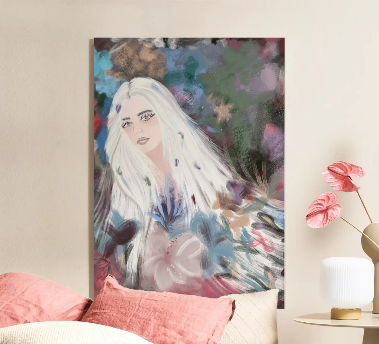 Ragazza in inverno plexiglass da gulsengunel