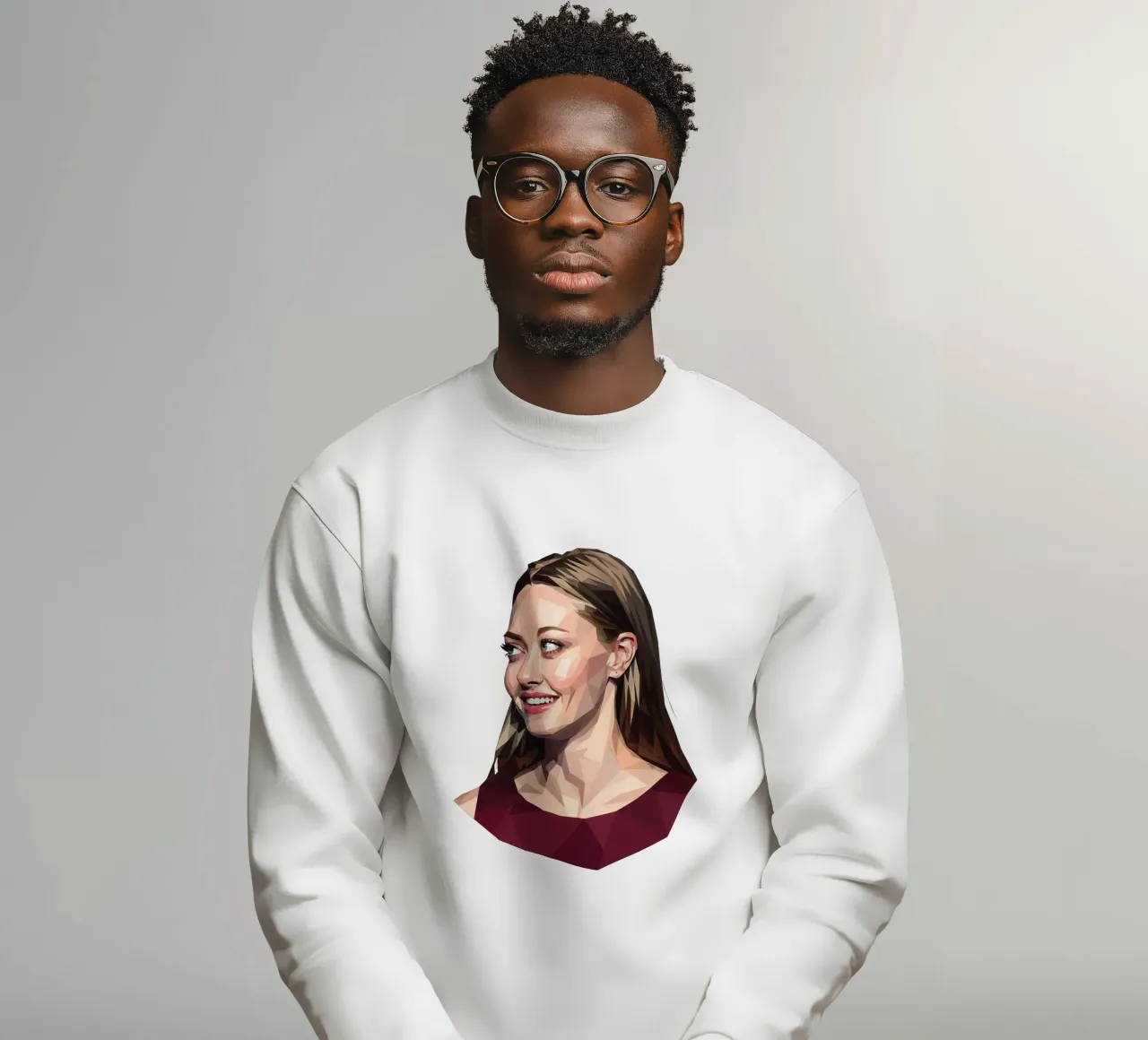 Amanda Seyfried Lowpoly felpa da Low Profile