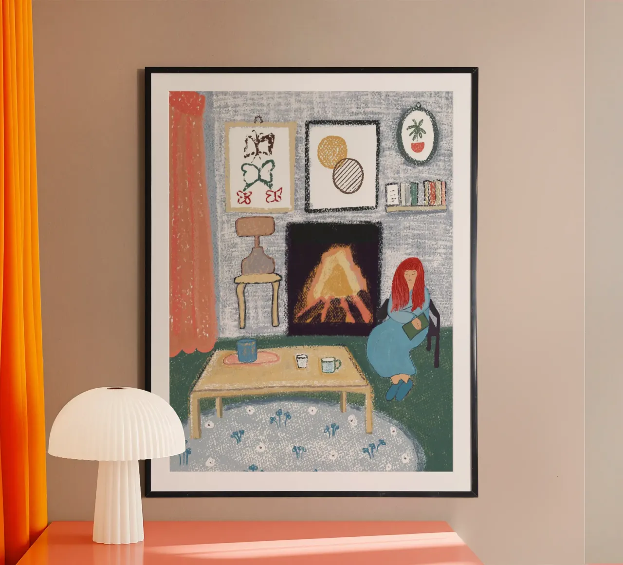 Sensazione accogliente donna II poster da gulsengunel