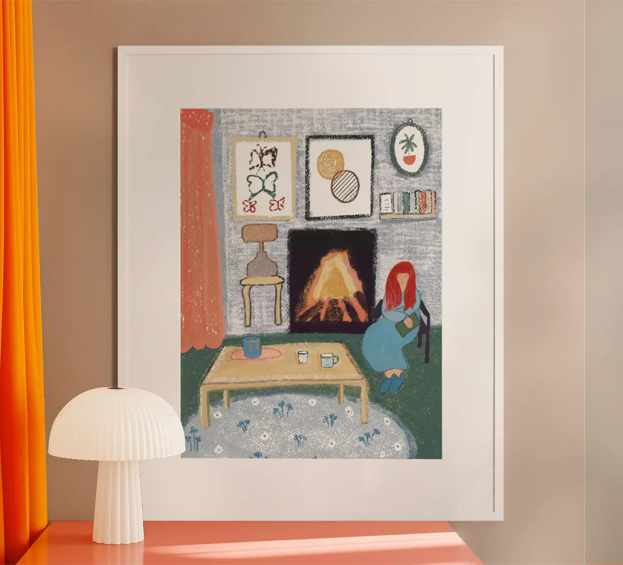 Sensazione accogliente donna II poster da gulsengunel