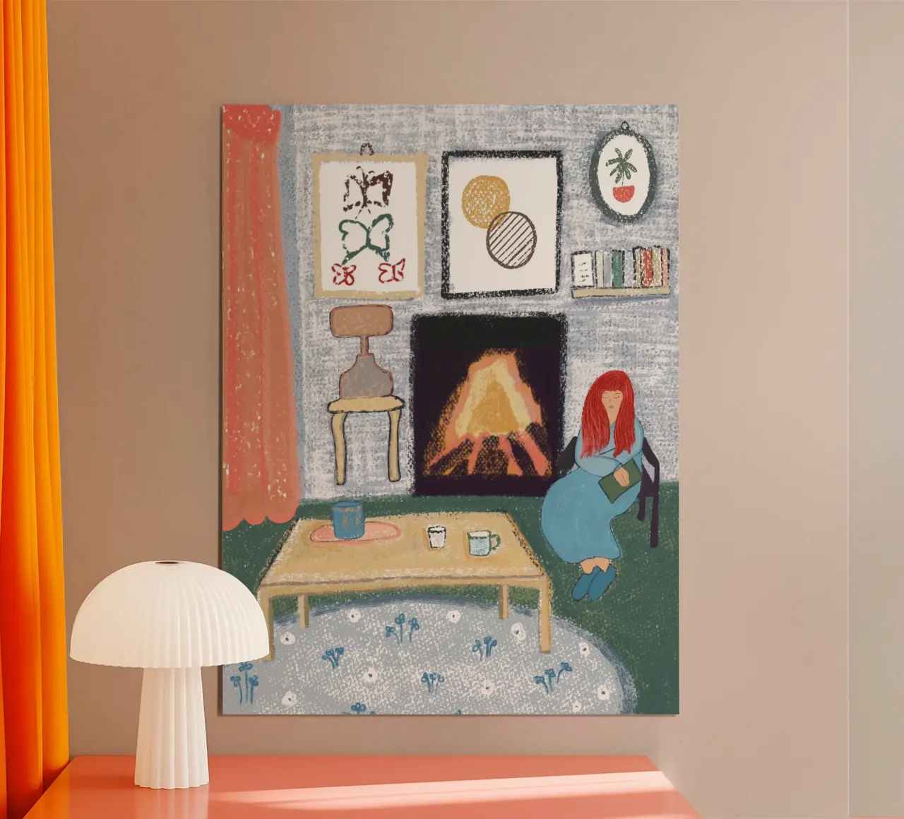 Sensazione accogliente donna II poster da gulsengunel