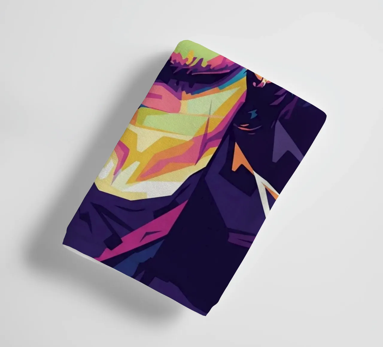Bono U2 pop art portrait #3 towel by Hantamrata