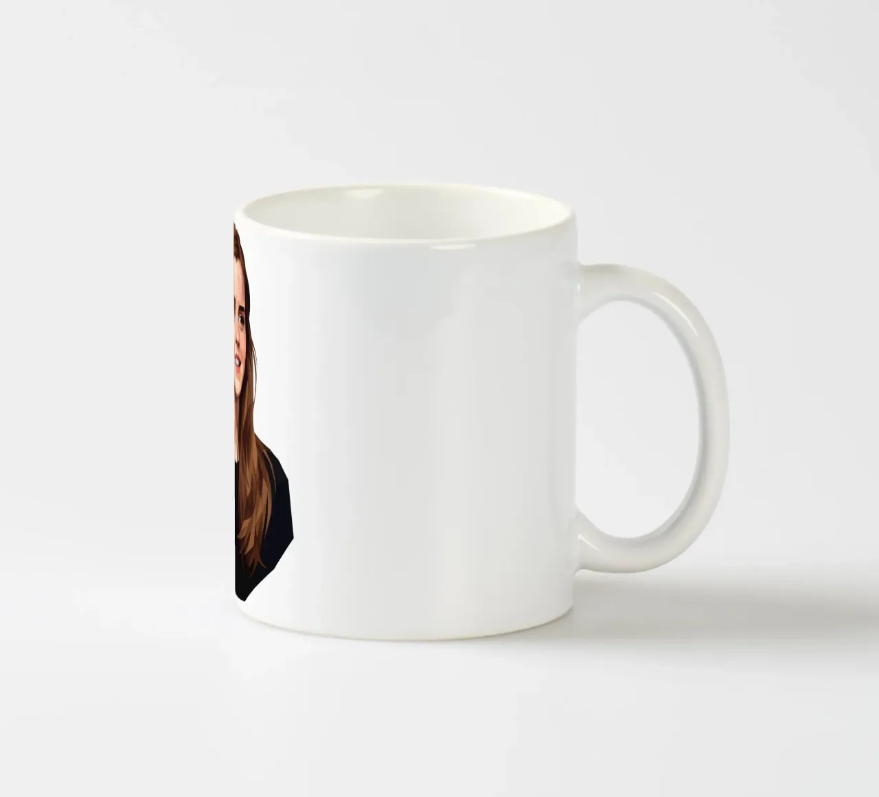 Emma Watson Low Poly tazza in ceramica da Low Profile