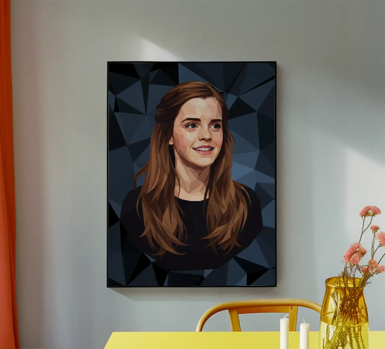 Emma Watson Low Poly plexiglass da Low Profile