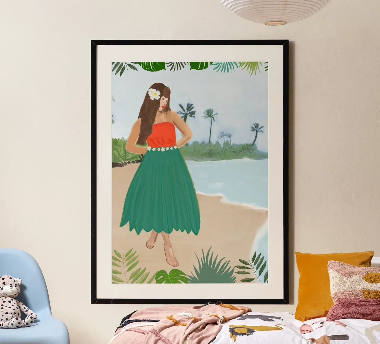 Hula dancer poster by gulsengunel