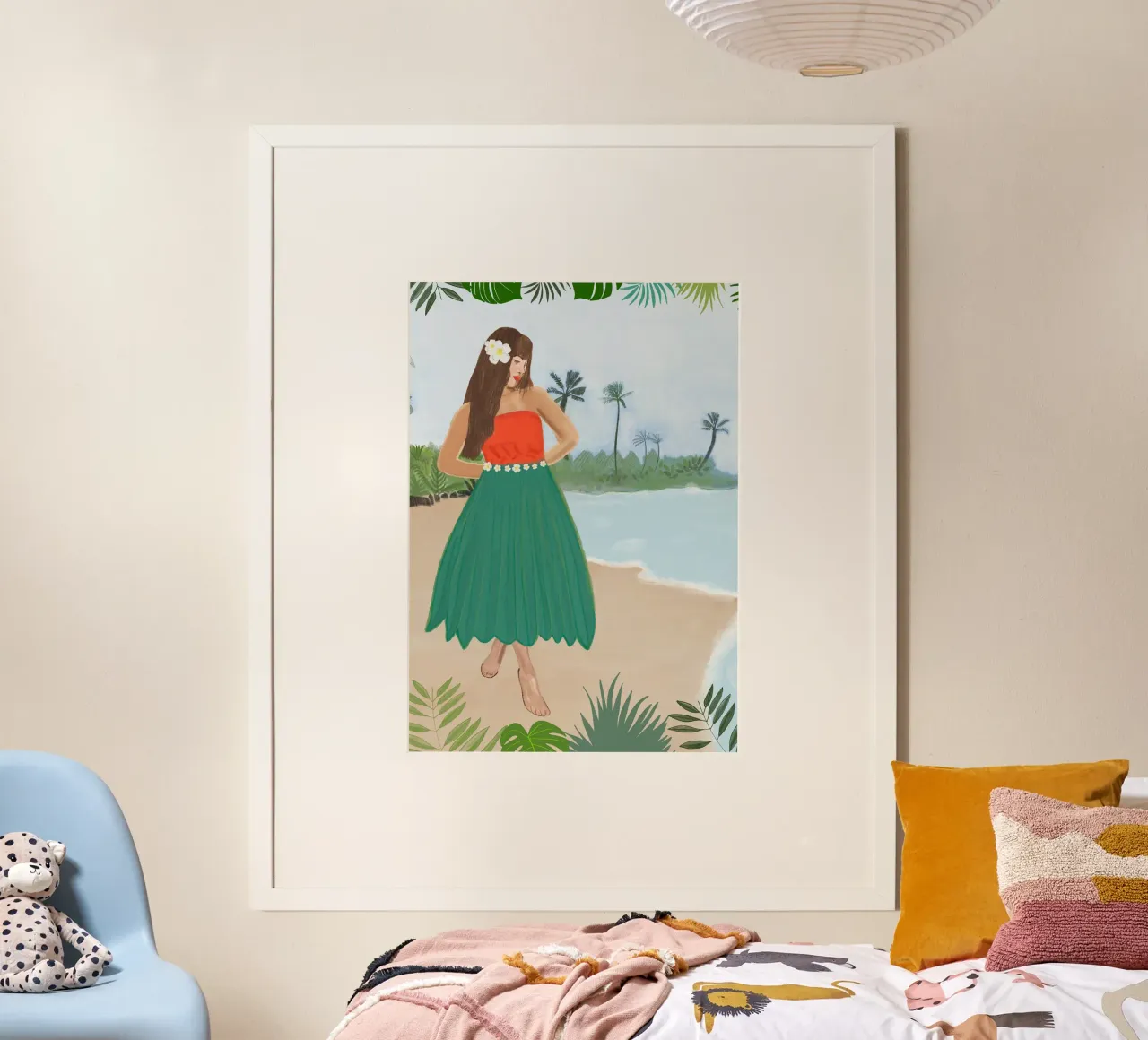 Hula dancer poster by gulsengunel