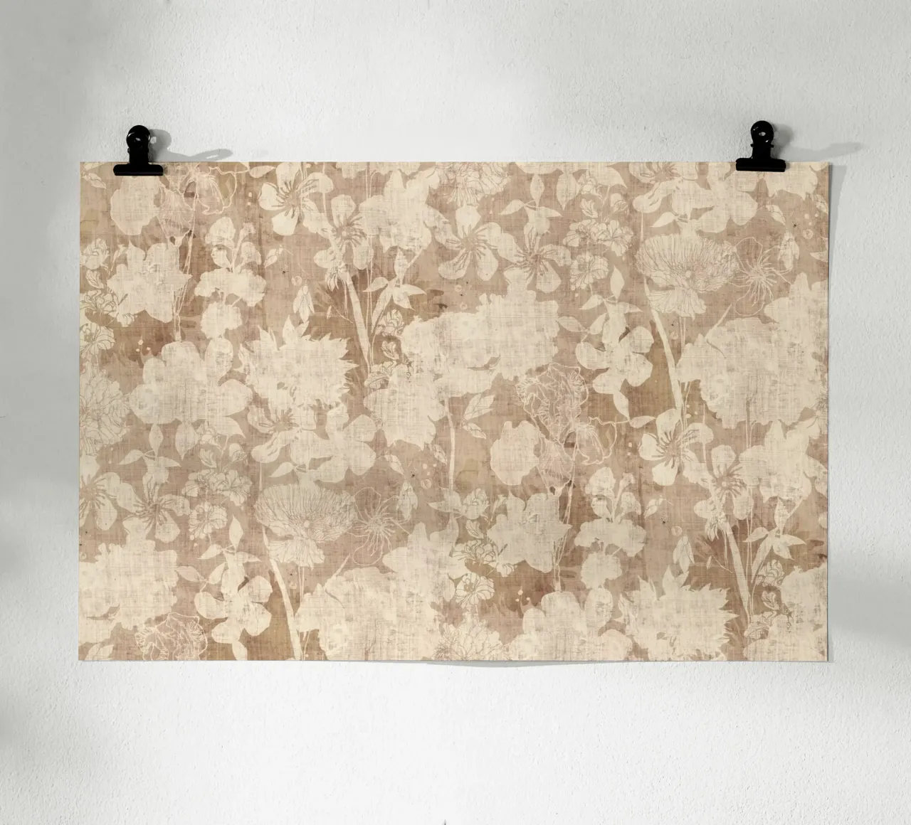 flower bloom 3 poster con telaio in legno da Giulio Iurissevich
