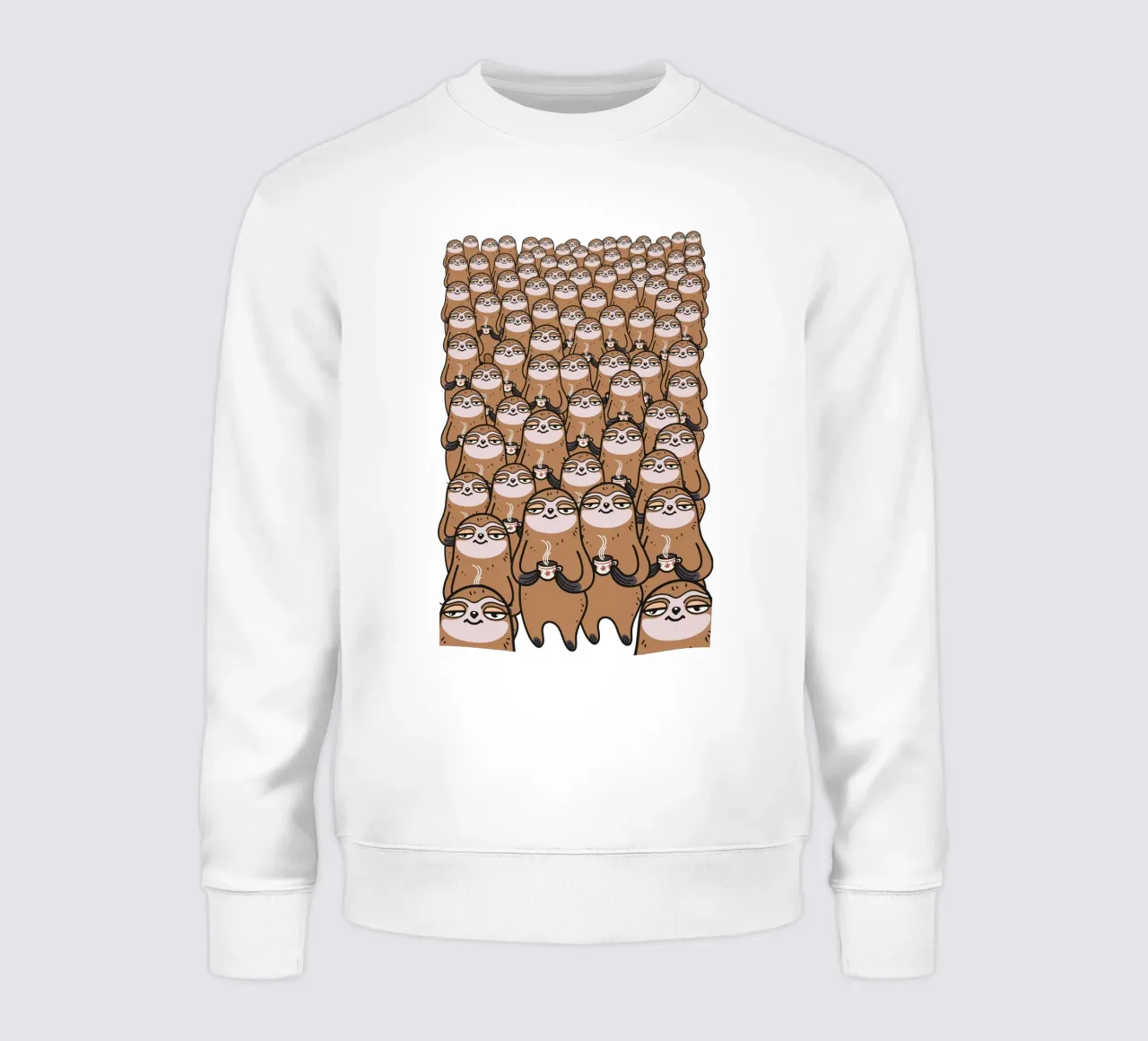 sloth-tastic! felpa da 7115