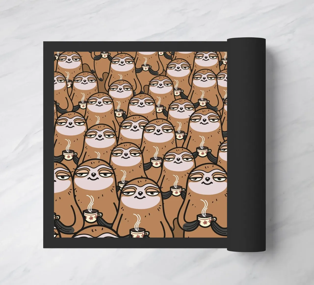 sloth-tastic! doormat by 7115