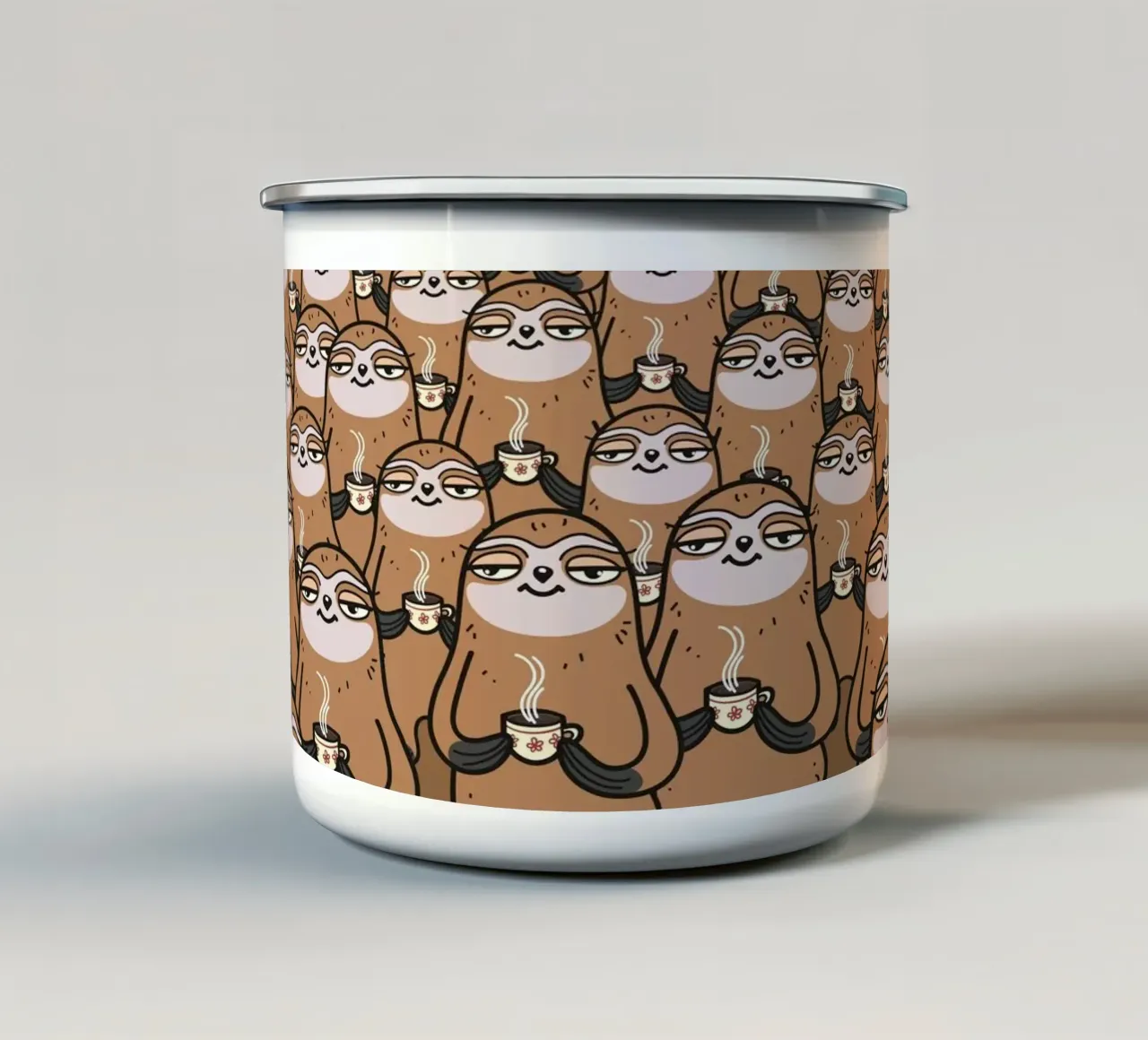 sloth-tastic! tazza in smalto da 7115