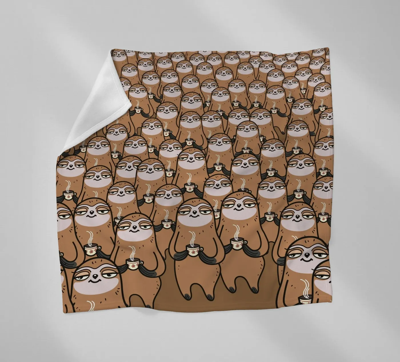sloth-tastic! fleece blanket by 7115