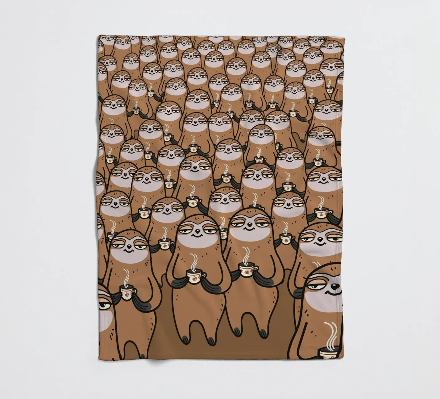 sloth-tastic! fleece blanket by 7115