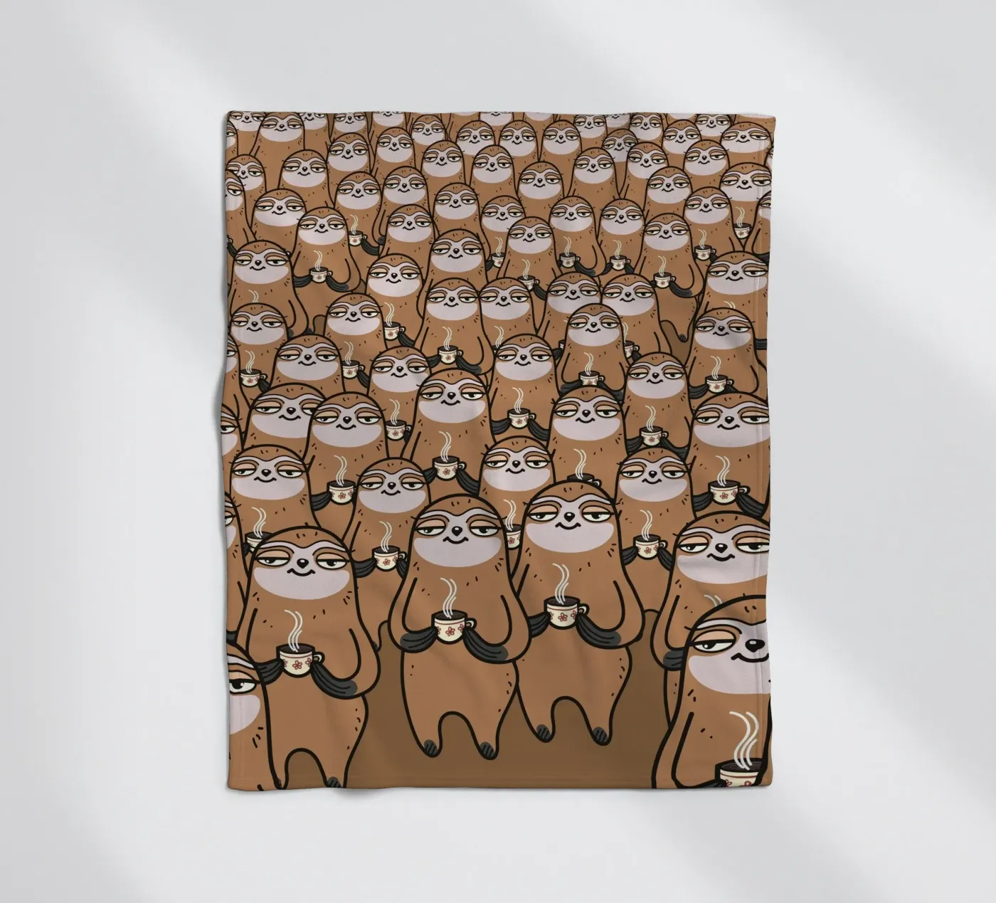 sloth-tastic! fleece blanket by 7115
